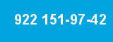 922 151-97-42 922 151-97-42